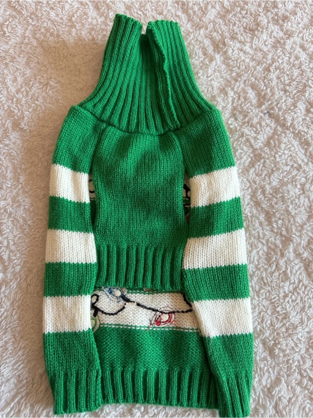 Christmas Pet Sweater for small cat or dog
